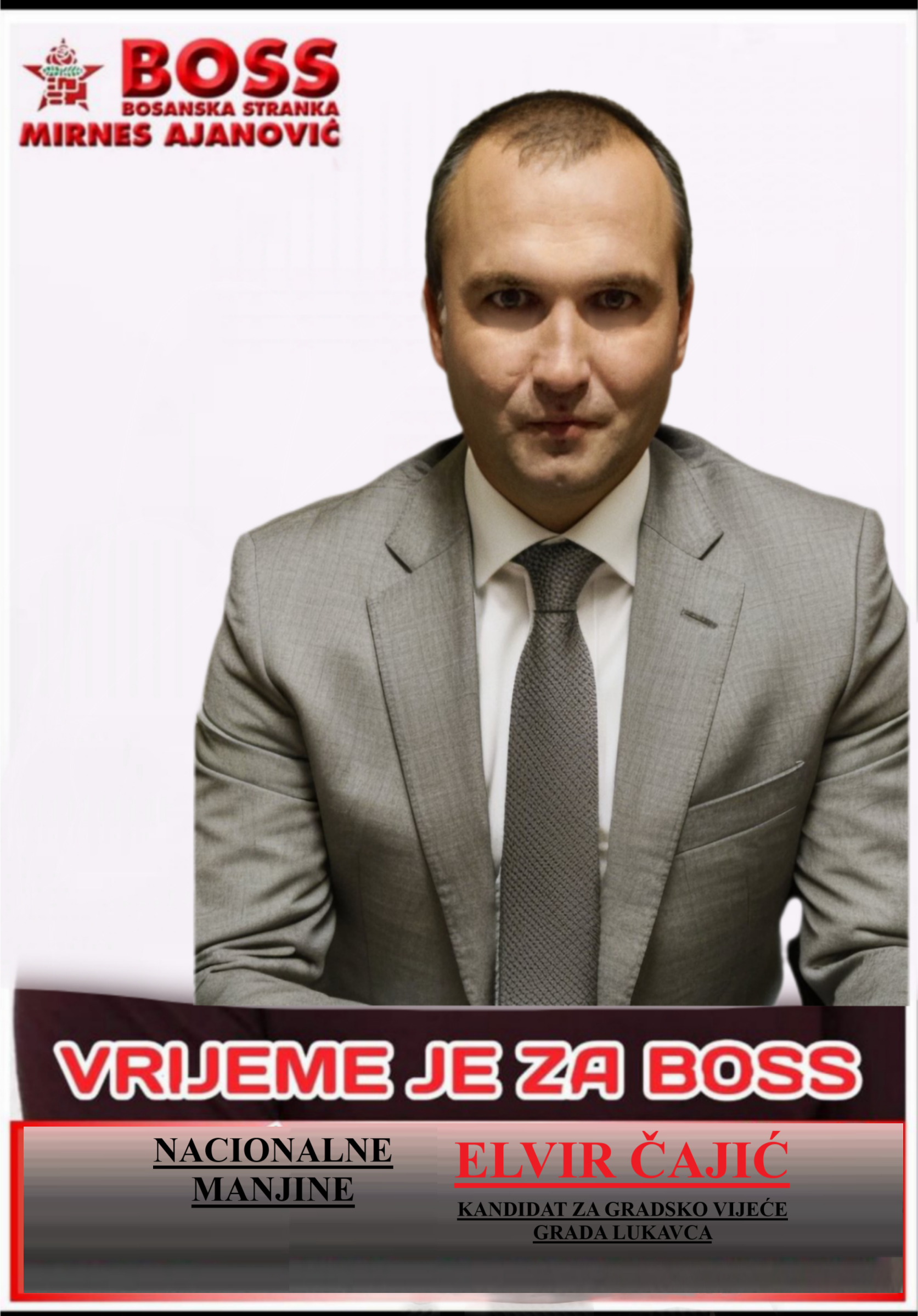 ELVIR ČAJIĆ KANDIDAT ZA GRADSKO VIJEĆE LUKAVAC